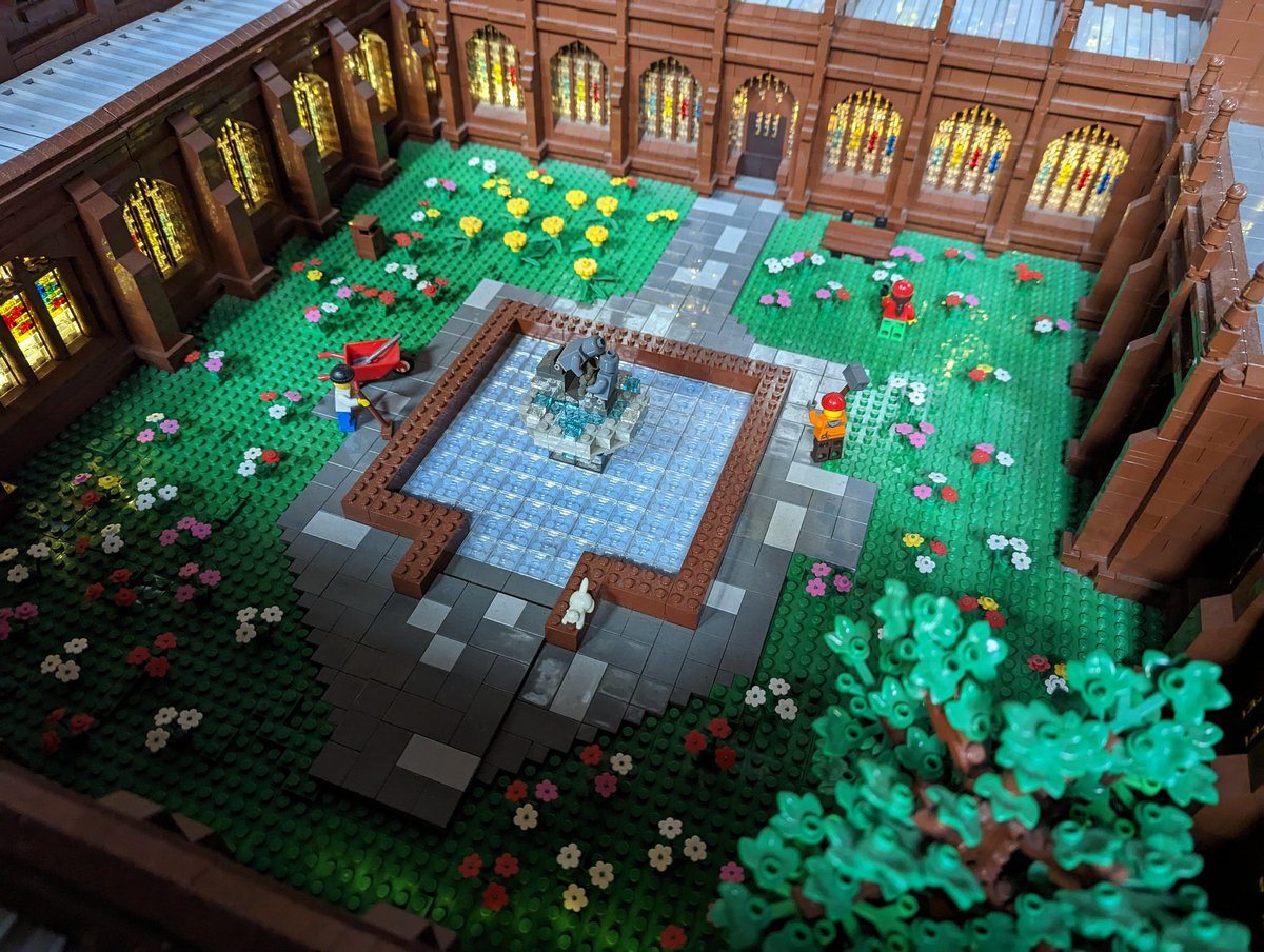 BricksCast's tweet photo. More detail of Chester Cathedral in #Lego https://t.co/aNgDKuYwEv