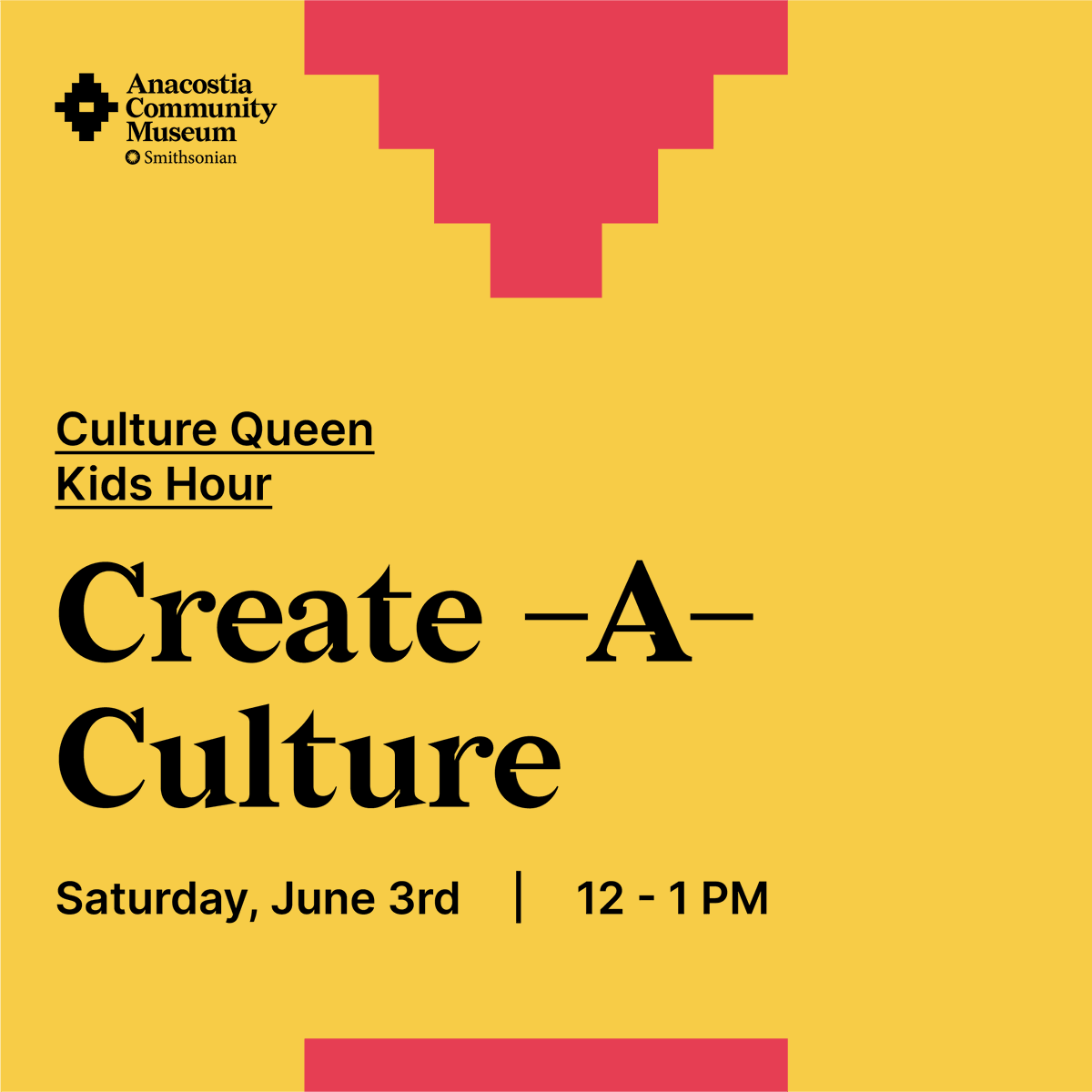 Culture Queen is back this Saturday! Learn more & register on our website: s.si.edu/43fmpxP