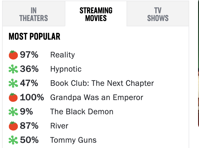 Proud to announce that GRANDPA WAS AN EMPEROR is listed as one of the most popular streaming movies on Rotten Tomatoes. 

Available to watch now:
freestyledigitalmedia.tv/film/grandpa-w…