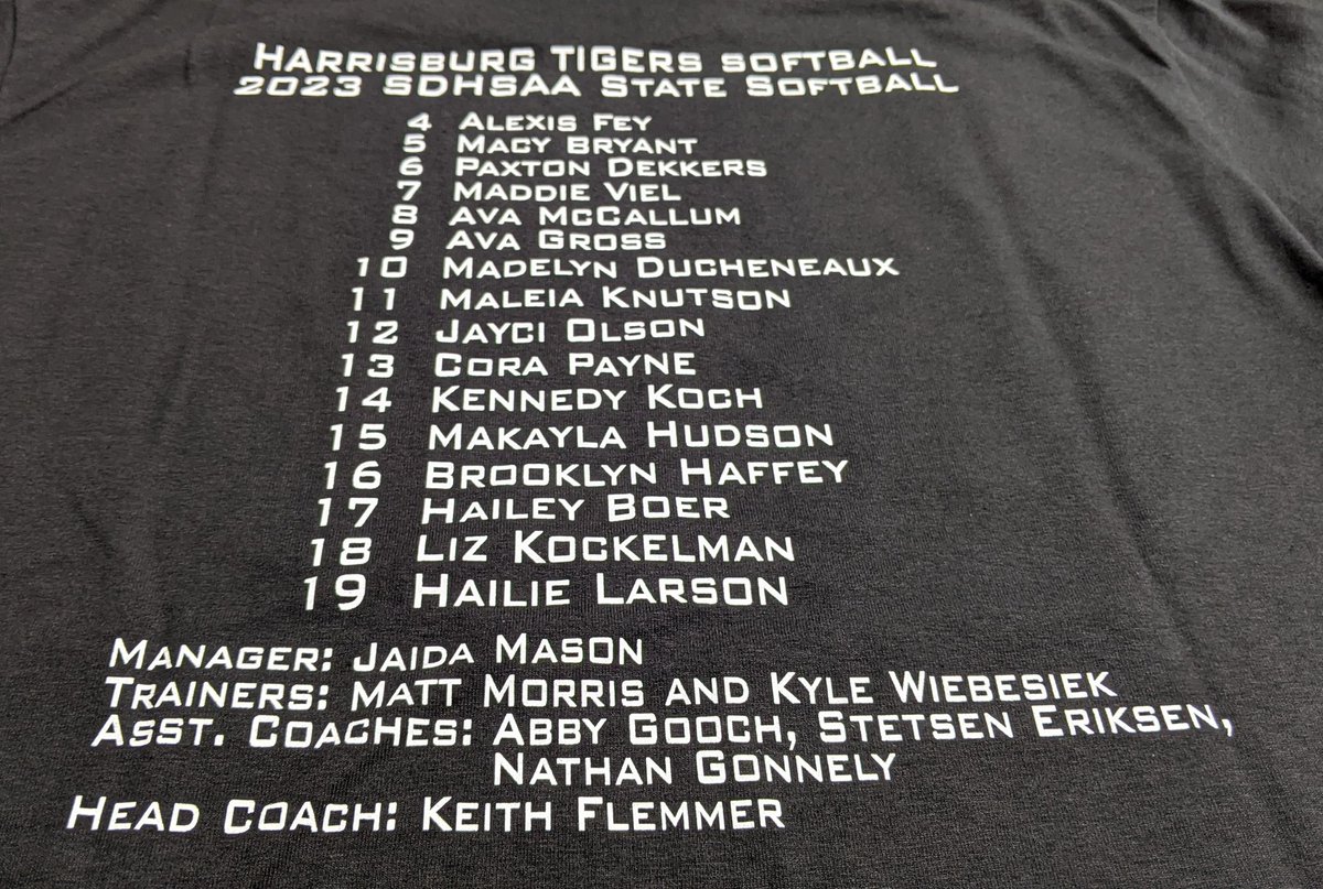 DaubysSportsSD's tweet photo. Harrisburg Softball orders are ready to be picked up! 🥎

We're open until 7 p.m. https://t.co/Evs1JSqIFh
