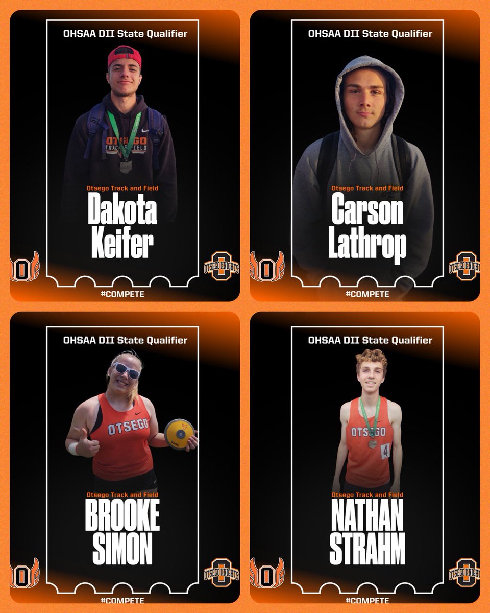 rckeifer1's tweet photo. There will be a STATE Track &amp; Field send off with the Otsego community fire departments tomorrow at 2pm from the high school. Let’s show Brooke, Nathan, Dakota and Carson our support for all the hard work they’ve put in this season as they leave for Columbus!!!!! https://t.co/kUu5C6SHIl