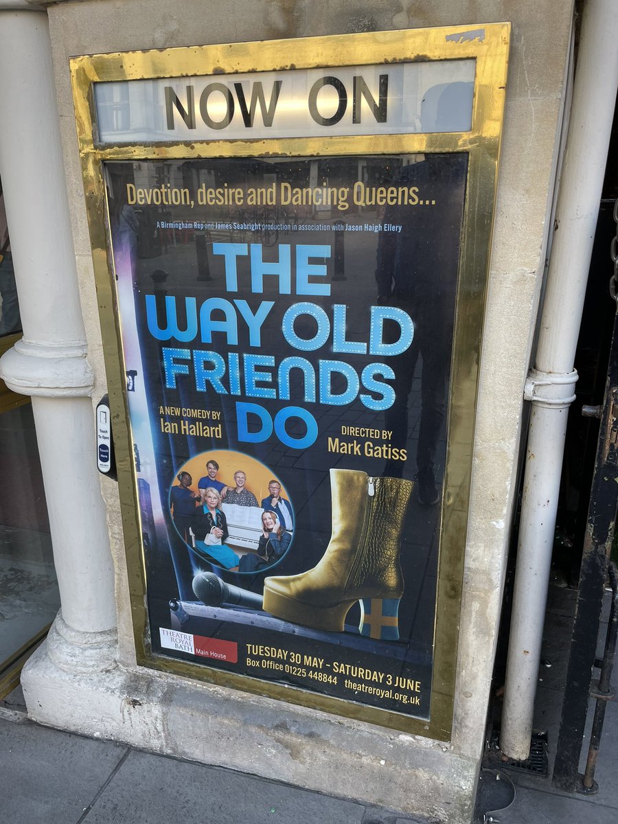 Fun night at @TheatreRBath - no plot spoilers but expect a few dramatic twists…will definitely have Abba on Spotify for days to come #thankyouforthemusic 😊