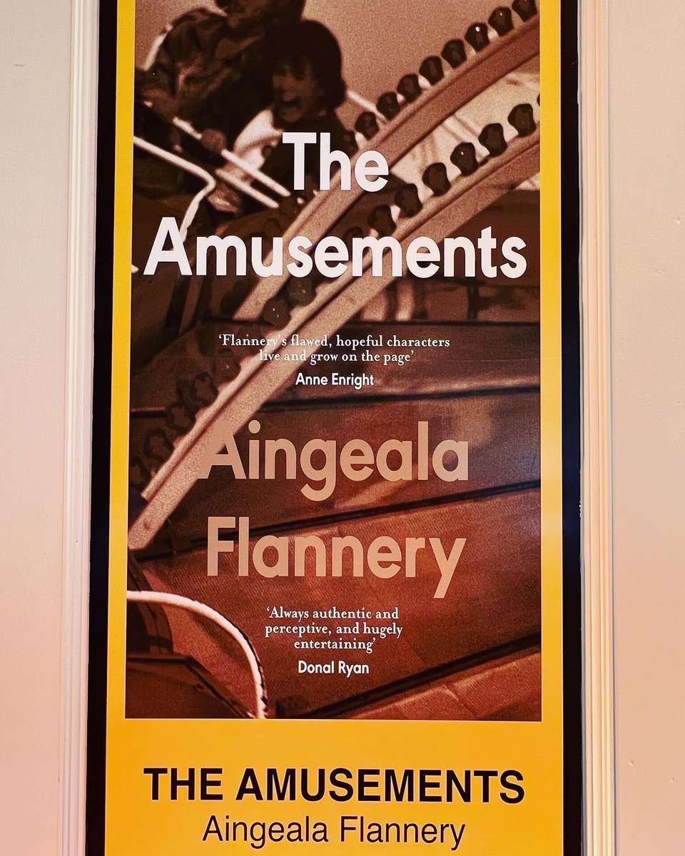 Aingeala Flannery winner of The Kerry Group Irish Novel of the Year Award, for The Amusements, published Sandycove, Penguin Random House. The award was presented by Catherine Keogh, Chief Corporate Affairs Brand Officer of Kerry Group. <a href="/WeAreKerry/">Kerry</a> <a href="/missflannery/">Aingeala Flannery 🇵🇸</a>