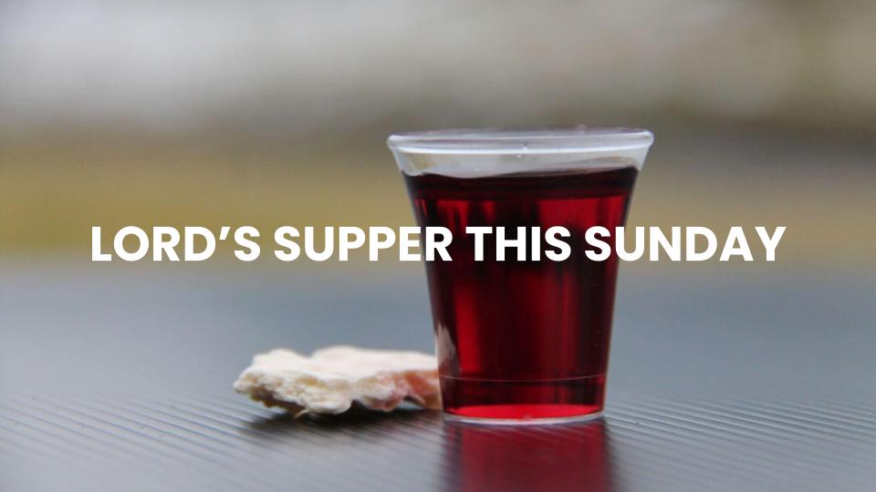 "When Jesus wanted to explain to his disciples what his death was all about, he didn't give them a theory, he gave them a meal." N. T. Wright