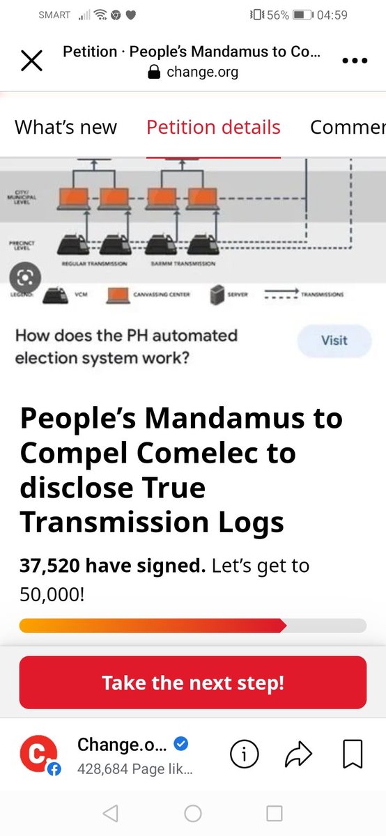 Update today 6123 morning. Tuloy lang po tayo sa pagpirma sa People's Mandamus petition.