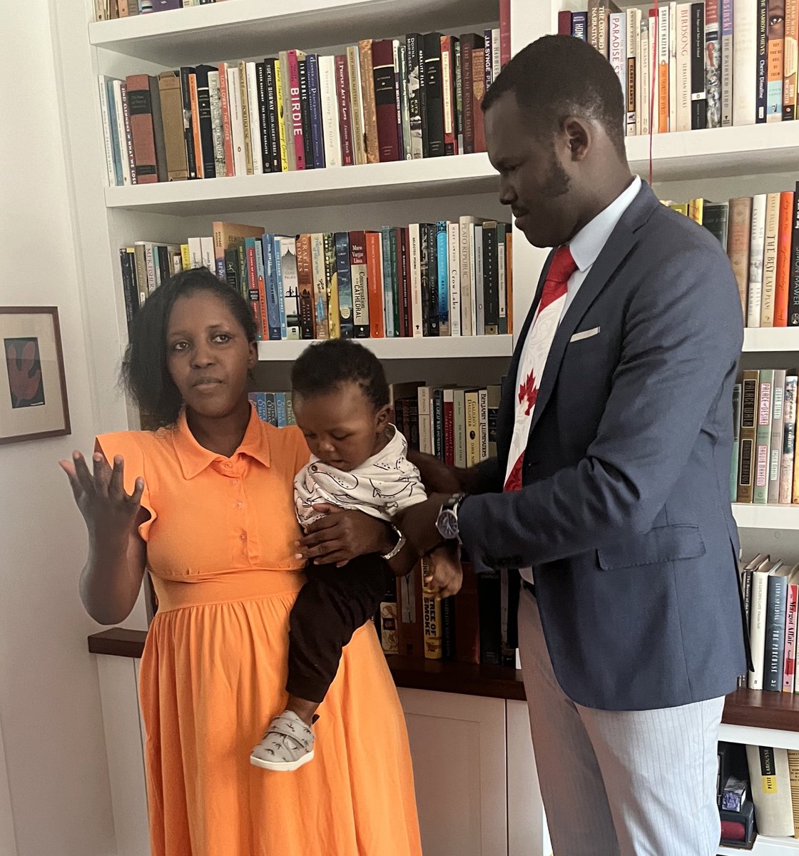 NateForOntario's tweet photo. So much joy. Best part of the day was watching Christophe become a Canadian citizen, surrounded by his family and friends (who started as sponsors and have become so much more). 

We are lucky to live in Canada. https://t.co/KRxSz12jdG