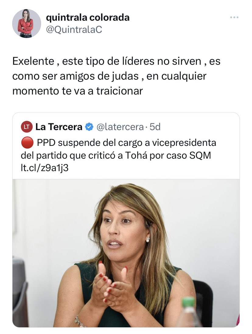 ScarletteRivero's tweet photo. @QuintralaC @latercera Es EXCELENTE, no es primera vez que escribes mal esta palabra. En serio, escribes mucho en twitteer, tienes muchos seguidores. Un poco más de respeto con la ortografía, y no es la única palabra que escribes con falta. https://t.co/wRSbMRpHMr