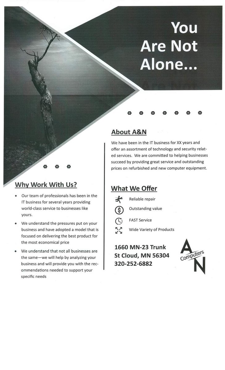 I've used this company myself and had ZERO issue and I'm even out of state!!! Need IT help, THIS is the place and tell them I sent you.