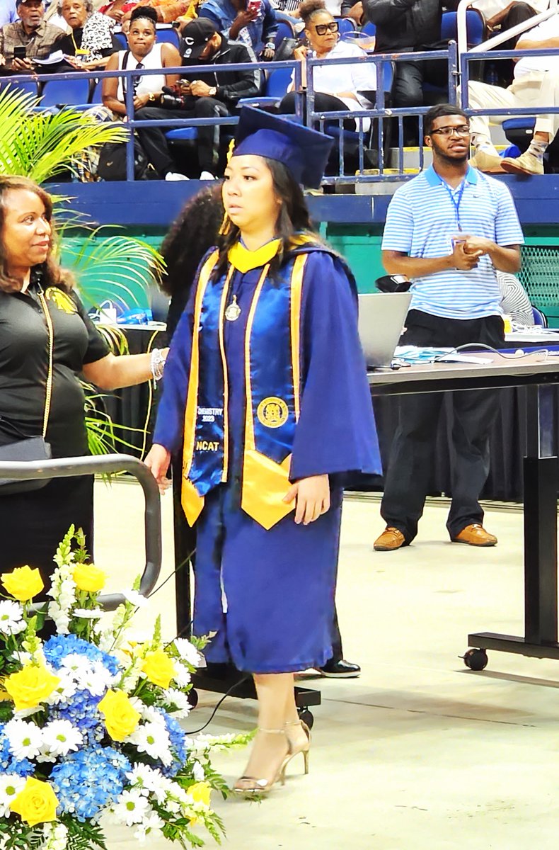 Scene from the 2023 graduation of our chemistry majors.
