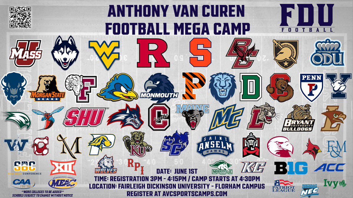 Super excited to compete tomorrow at the FDU Mega Camp ‼️@FootballMonty