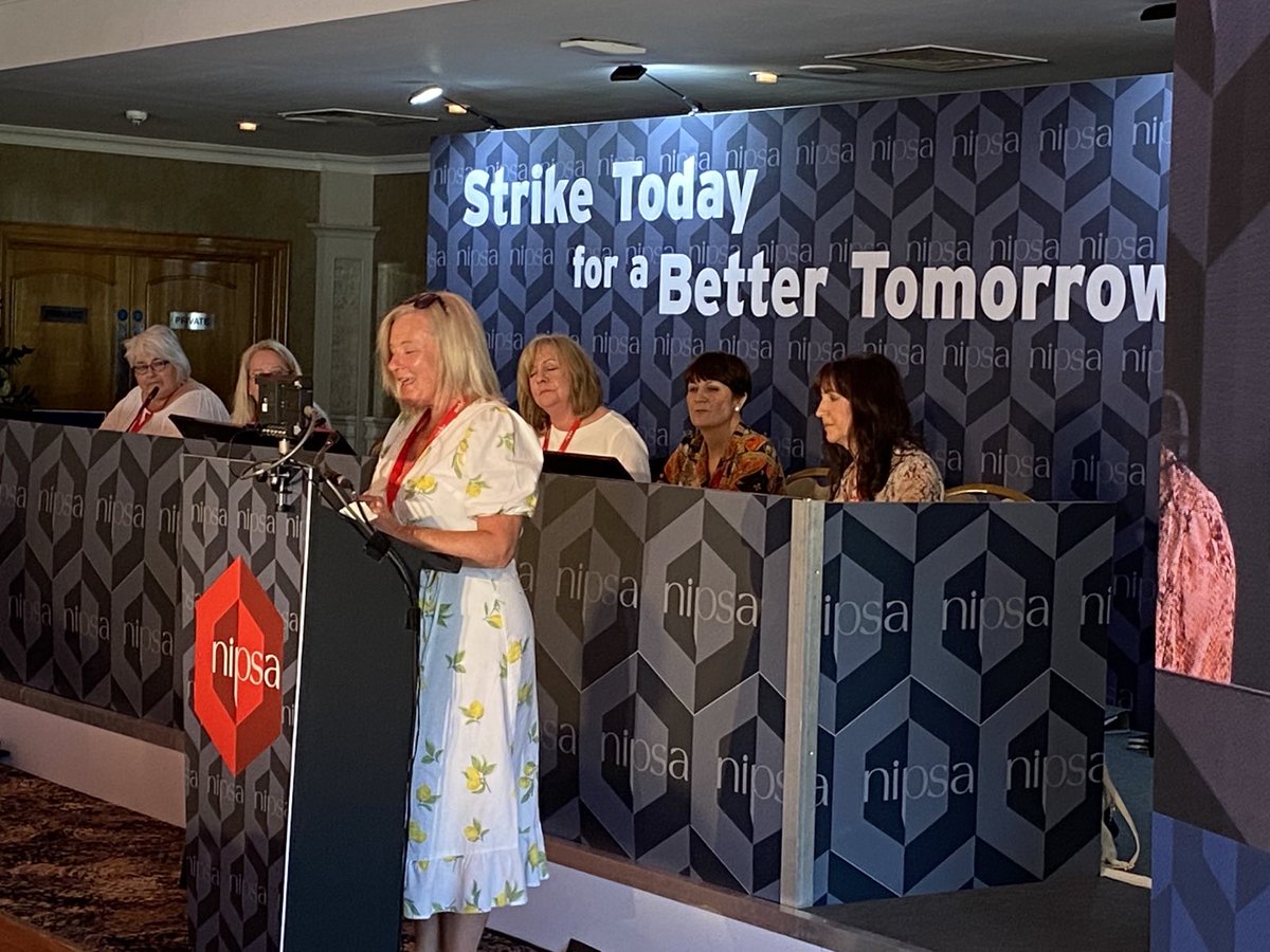 NIPSA, the largest trade union in the North, took a step today when Militant Left supporter, Tanya Killen, was elected President. Tanya's election is a reflection of the upturn in workers struggles and a consistent and patient approach to  building strong trade unions.