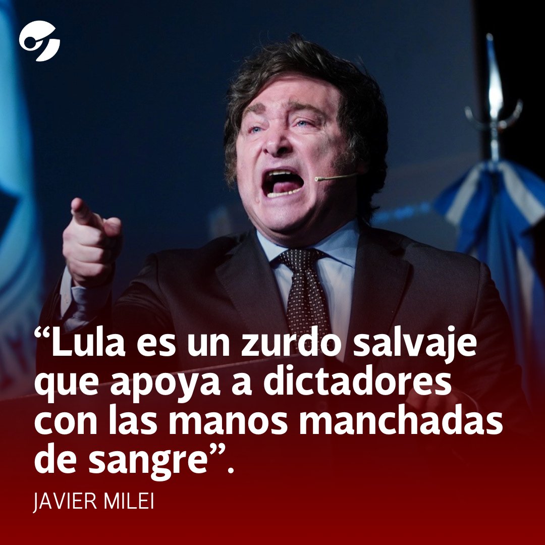 EmmaRincon's tweet photo. Milei sobre Lula y Maduro: https://t.co/TjzBnhuvfW