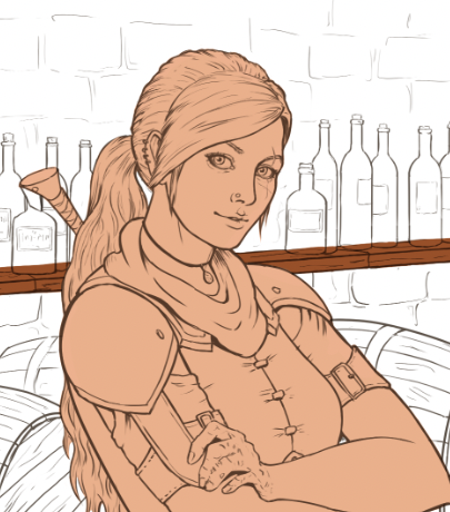 aerwindale's tweet photo. Me happening, dear twitter, as I am going through my commissions waaaay more slower than I'd love to. I should stop reading news and Twitter. Anyway, I thought, once in blue moon, why not share a wip? #myart #artistsontwitter #wipart #rpgcharacter https://t.co/nWSaDLqZAo