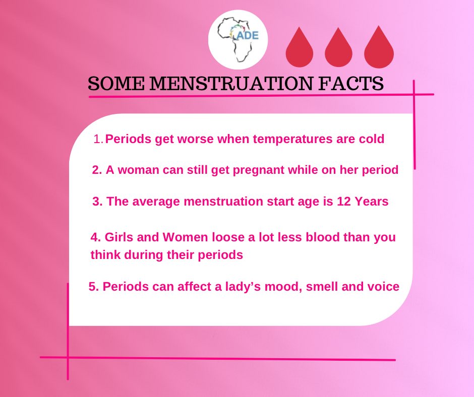 actions4dev's tweet photo. Let’s bare this in mind as we close the menstrual hygiene month🩸🩸🩸

#MenstruationMatters
#breakthetaboos
#MHM2023 https://t.co/u3zc7oQXs9