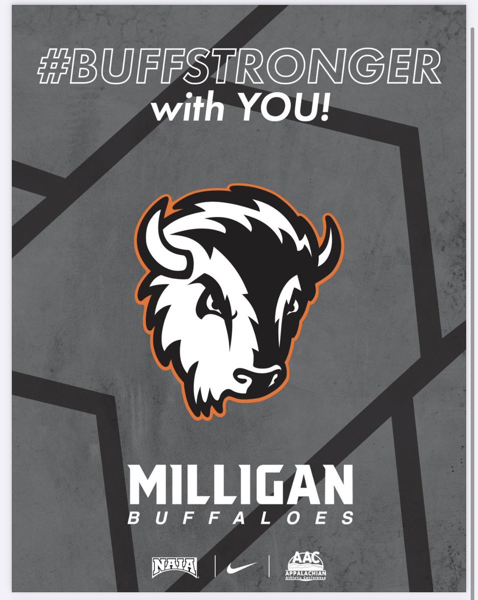 Grateful for the opportunity to receive a athletic scholarship offer from Milligan University for Flag Football! 
#MilliganUniversity #BuffStrong #wewill