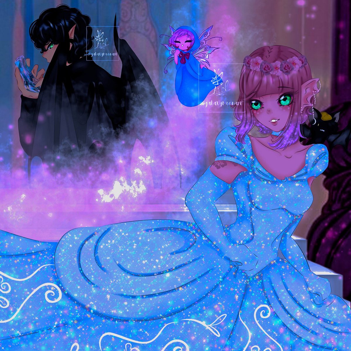 ✨#cinderella ✨
My 4th entry on #fairystaleschallenge ✨
#art #artist #humanartist #amorafarah #amonsisyphus #dantessisyphus #kailynkeeva #OC #originalcharacter #ibispaint #ibisPaintX #draw #drawing #digitalart #digitaldrawing #anime #animeartist #animeArt #sona #monstergirl