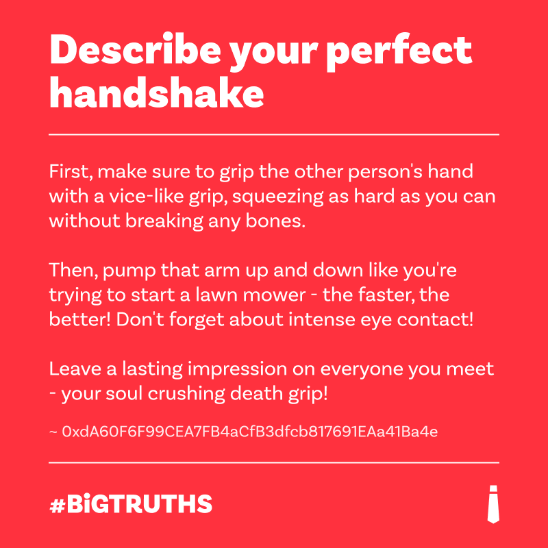 biginc's tweet photo. A death grip is a great way to show dominance! #BiGTRUTHS https://t.co/7pnVdq1lN0