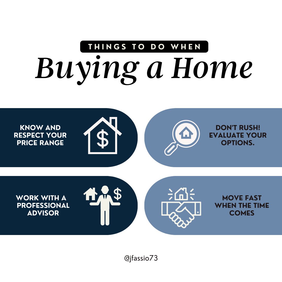 jfassio5's tweet photo. Embarking on the journey of a lifetime:

Essential steps for buying your dream home.

#teamfassio #HomeBuyingTips #HouseHunting101 #FirstTimeHomebuyer #DreamHomeGoals
#PropertySearch #MortgageMatters #InspectionInsights #NegotiationTactics #ClosingProcess #HomeownershipJourney https://t.co/Owpv7kz4LP