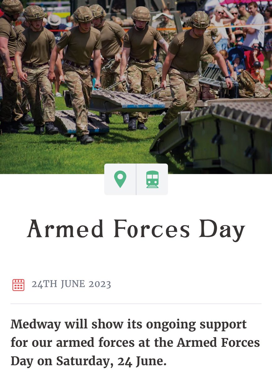 @ArmedForcesDay The #MayorOfMedway has a special #ArmedForces bond as a proud daughter and wife of British Gurkha veterans, and is very keen to celebrate this year’s @ArmedForcesDay with the people of Medway, @medway_council and visitors to honour the valour of our #ArmedForces & their families.