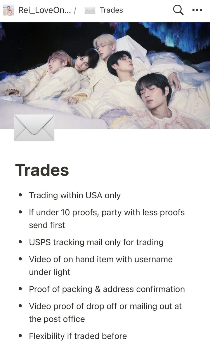 Stellar_Rei's tweet photo. General Info 💜
Sales/Trades Proof Thread 🫶🏻 https://t.co/yRi0aOIa6O