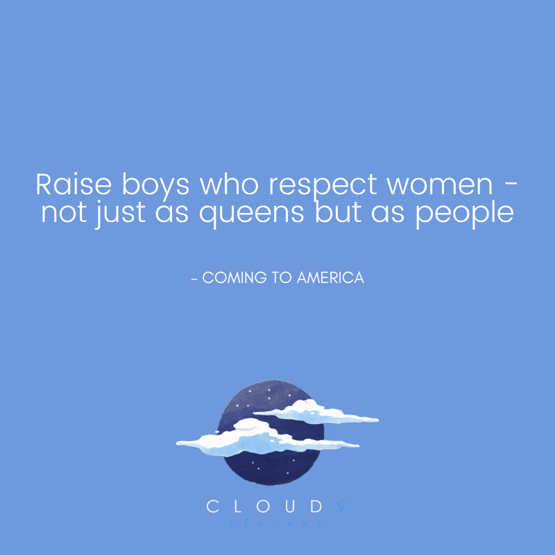 Teaching boys how to respect women is an important aspect of fostering gender equality and promoting healthy relationships. 

#Parenting #GoodParenting #Therapy #Respect #Educate #Empathy