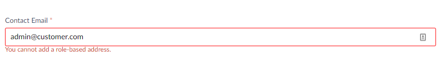 What if my customer wants to use an email with the word admin in it? @ZohoCRM unilaterally decides for me and my customer that they can't use that email. Why? Who knows? This oftware is such a piece of shit