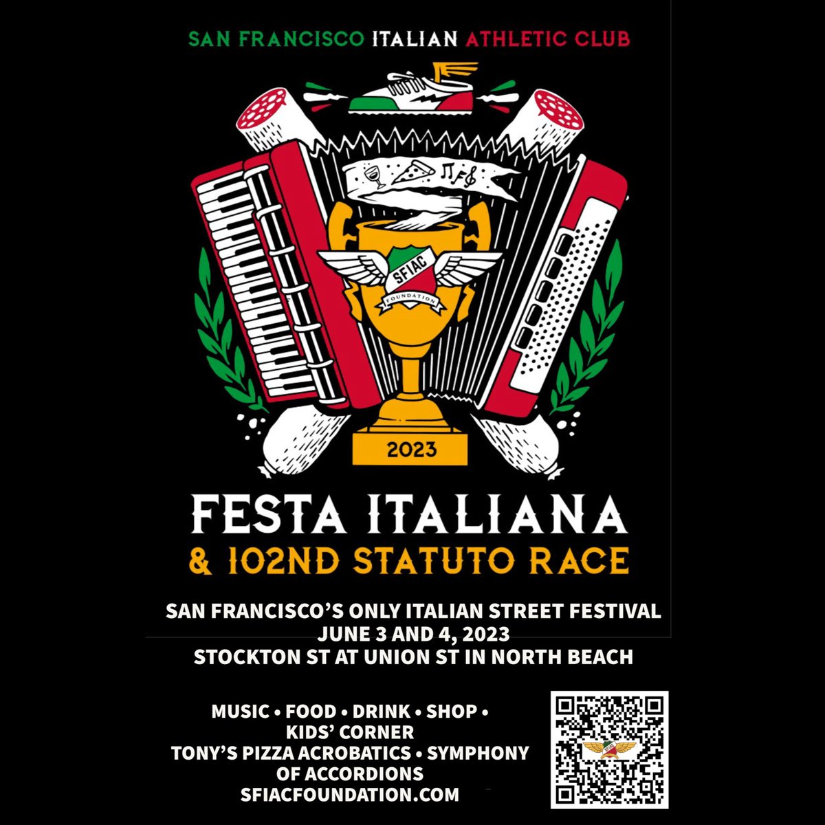 SFItalianAC's tweet image. This weekend!  FREE Italian festival!
