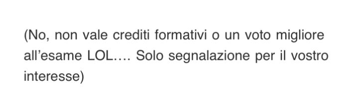 Il mio prof di editoria digitale è anche il mio spirito guida LOL