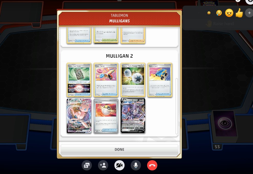 Tablemon on X: “BREAKING: Mulligans are now optional for bad hands