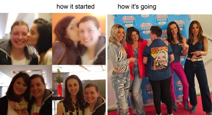 From the first meeting to the most recent ❤️ @BwitchedReunion @edelelynch @Keavylynch @lindsayarmaou @sinocarroll did I mention I love you ladies? 😏😂 Thanks @BAndrew_85 for the little photo edit 😊xx
