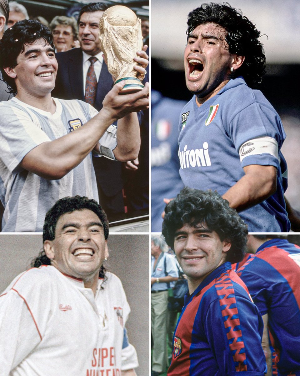 Diego Maradona's former teams won a trophy this season:

- Argentina
- Boca Juniors
- Barcelona
- Napoli
- Sevilla

Football is scripted.