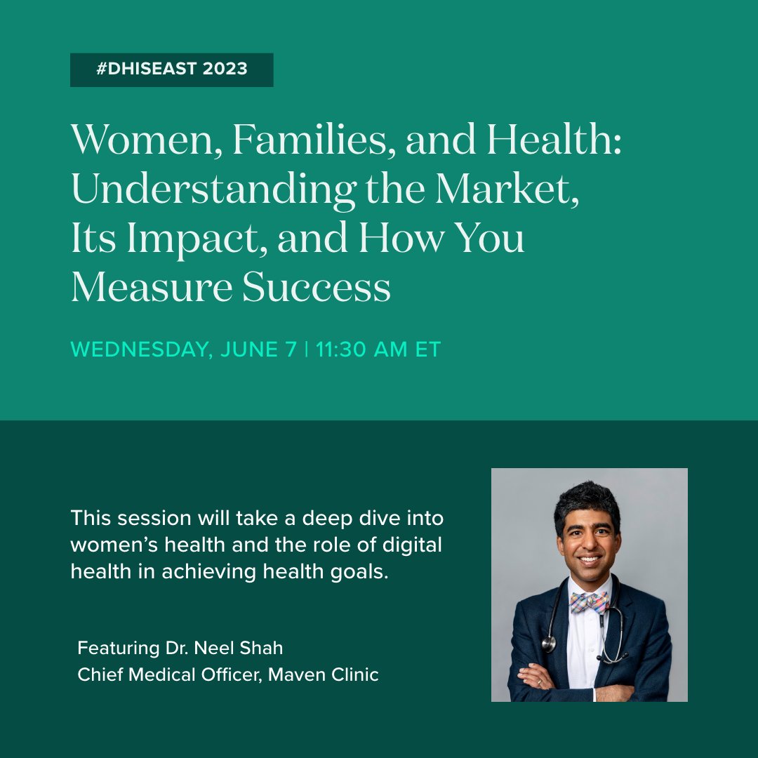 mavenclinic's tweet photo. Are you attending the 2023 Digital Health Innovation Summit in Boston next week? We'd love to see you there!
View the agenda and register here: https://t.co/360lSBPJMn
#DHISEast https://t.co/6m3mvD0Qty