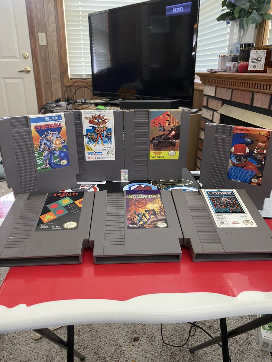 CreaseAndAssist's tweet image. Latest pickups Cyberball by #Jaleco Flying Warriors by #CultureBrain Conflict by #VicTokai Rally Bike by #Romstar Puzznic #Taito Castlequest #Nexsoft Loopz #Mindscape @pantsboyusa @paladinolive @Timnado @vigilante890 @Jonahlahona @Fleetwoodzak @VISportsTalk