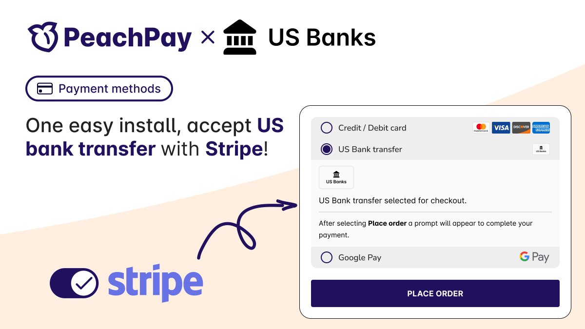 peachpayhq's tweet photo. 📣 Boost your sales by providing your customers with the option to accept bank transfers for larger ticket purchases. 💰💳 Offer greater convenience and flexibility for your valued clients.
#woocommerce #paymentplugins https://t.co/2bbqxRkfef