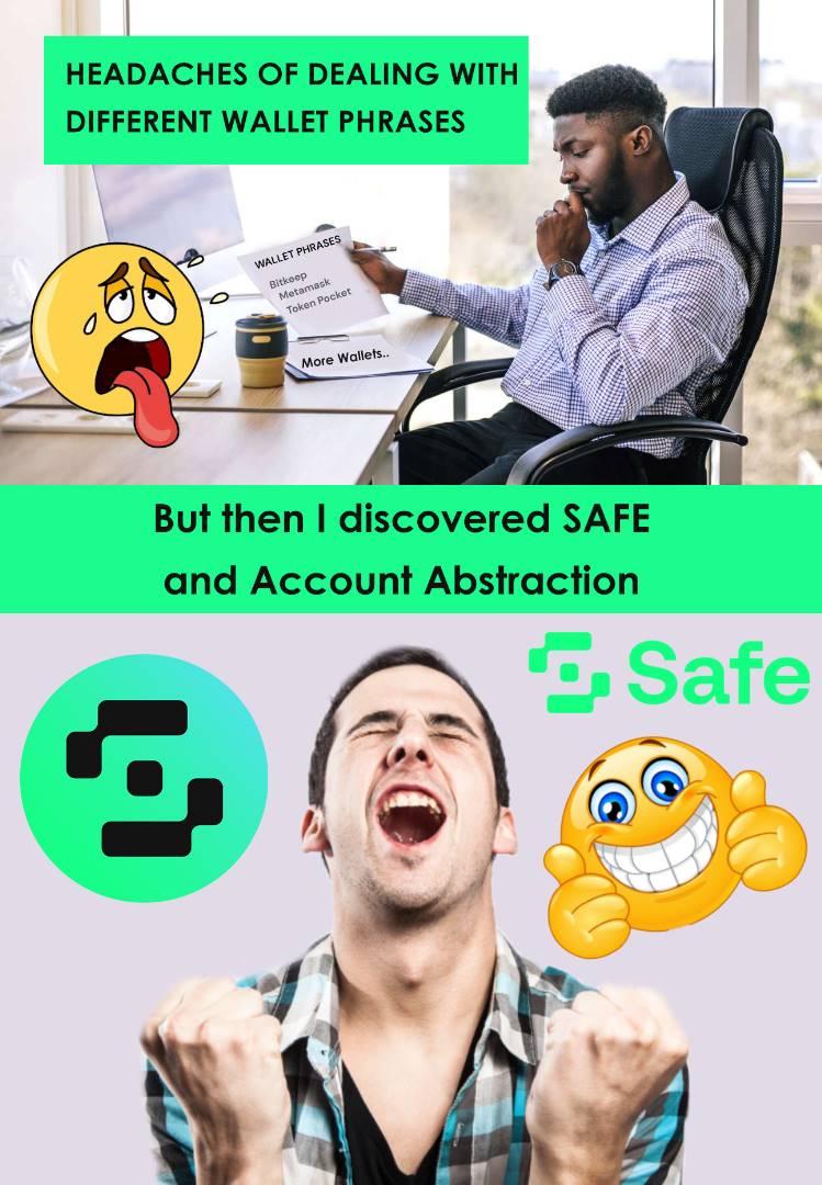 This are my Meme Submission for @safe   AAnything Goes hackathon #safe
#AccountAbstraction