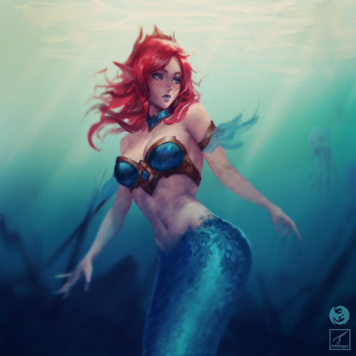 Completely forgot about merMay so I rushed on last second... here is one mermaid for ya!

#Art #mermay2023  #MermaidIllustration #MermaidDrawing #FantasyArt #DigitalArt #ArtOfTheDay #ArtCommunity #UnderwaterArt #MagicalCreatures