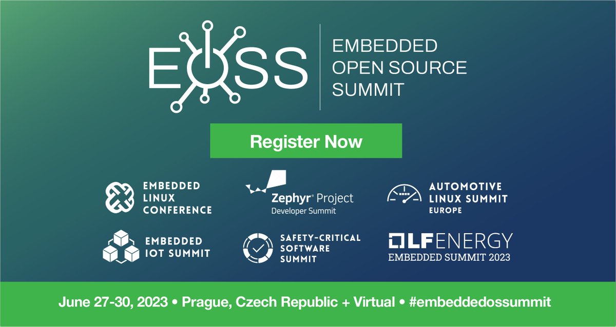 Only 4 weeks 'til #EmbeddedOSSummit! This event boasts 6 micro-conferences & 175+ sessions, all geared towards accelerating the future of #OpenSource #embedded technology. Read why you can't miss it in our latest blog post hubs.la/Q01RSwXp0. Register hubs.la/Q01RSx240