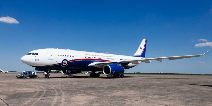 Strategic Transport CC-330 aircraft on the ground.