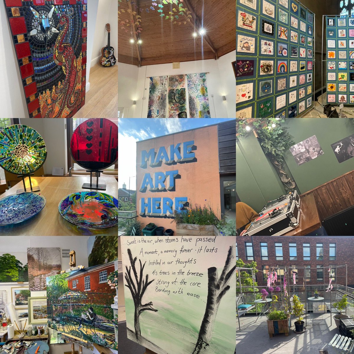 UkSatchat's tweet photo. Another brilliant evening at the #ArtWalk in #Wakefield so much talent and brilliant inspiration people including singers and poets so thanks for sharing your beautiful work and great way to see the city on again end of July #BiMonthly ✌🏻🫶🏻🙏🏻 https://t.co/NneqemBczF