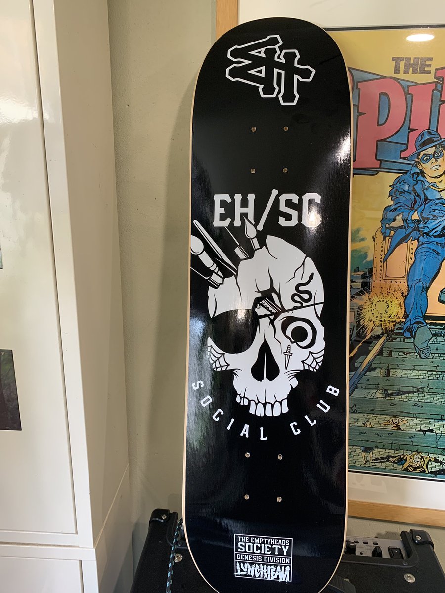 Received my <a href="/EmptyheadsNFT/">The Emptyheads Society | Genesis SOLD OUT!</a> skate deck yesterday for owning five or more Genesis #NFTs

An awesome #NFTProject that follows through with its promises, with the best #NFTCommunity out there.

Loads in the pipeline still to come. Get onboard!