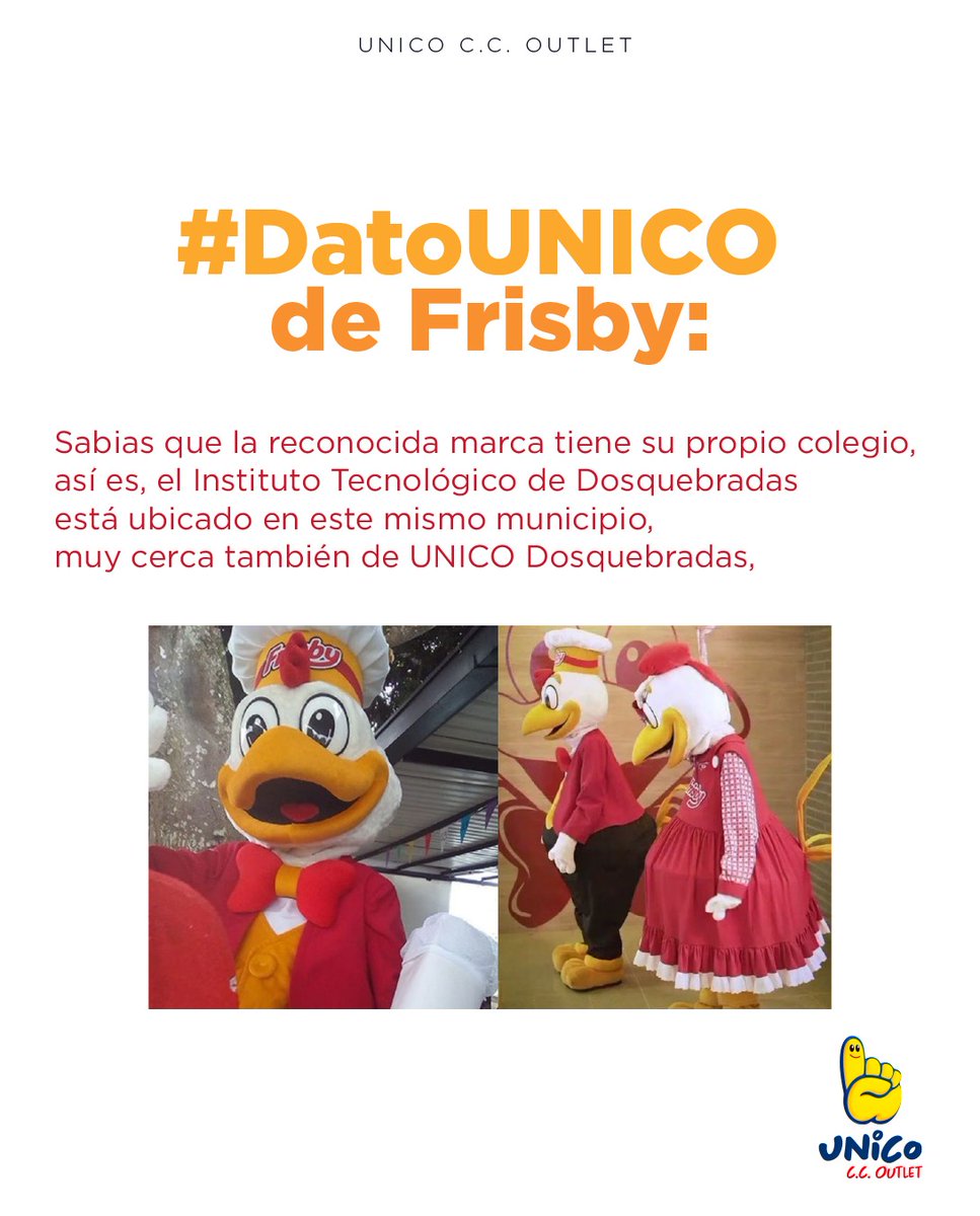 unicooutlet's tweet photo. #Datocuriosodeldía 👀 ¿Conoces el colegio de @frisbylohace ?
¡Marcas UNICO, marcas con sentido! 💛
#comprarloquequieroesúnico
#MegaOutlet #ElOutletdeColombia💛 #MegaOutlet #colombia #ElOutletdelOccidenteColombiano #ElOutletdelaCosta #comprarloquequieroesunico https://t.co/Ufl6tVIdZg