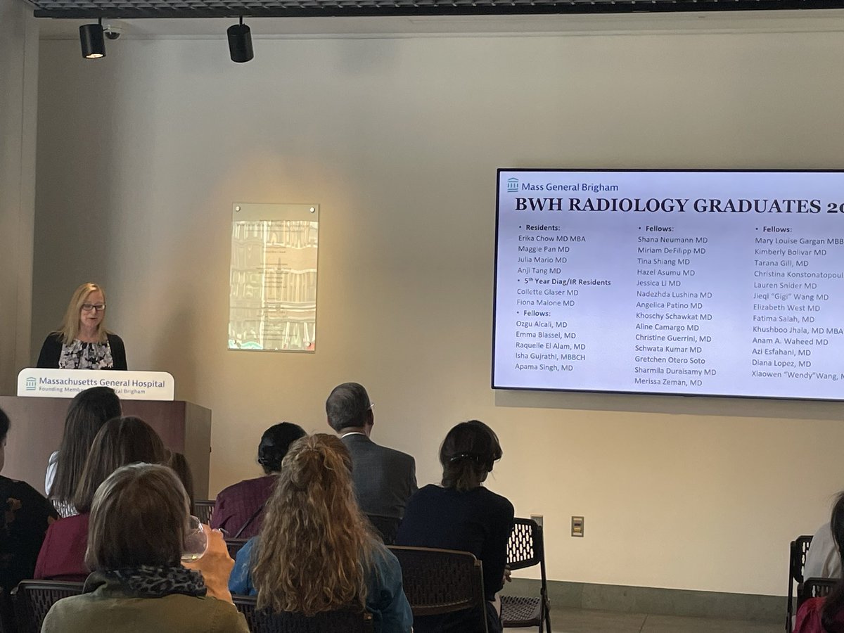 MGB women’s in radiology graduation.