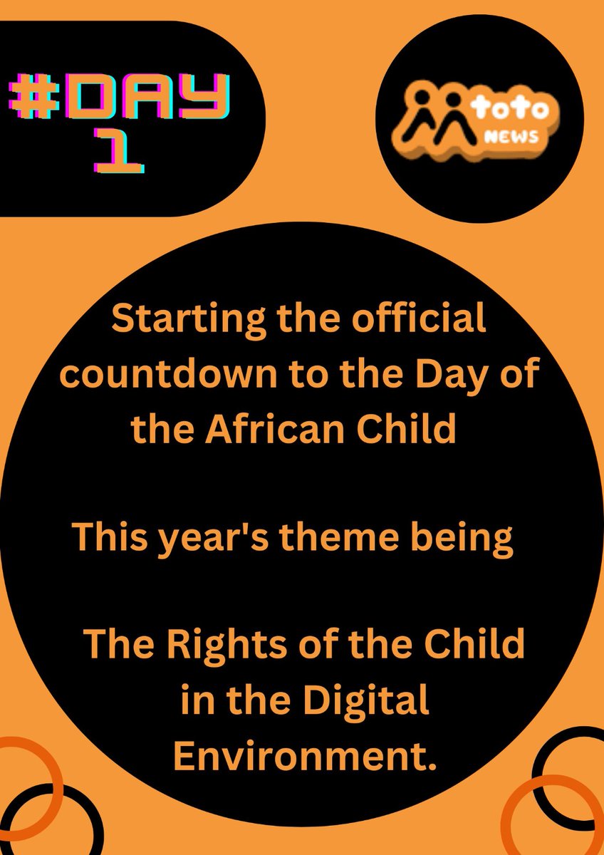 BrianKing_W's tweet photo. Wuuuuu we are starting the first day countdown to the Day of the African child
#DayoftheAfricanChild , #MakingChildrenVisible #SeenHeardEngaged #Children4Africa #Dac
@acerwc @UNCRC @MTotoNews https://t.co/FTO827VXuT