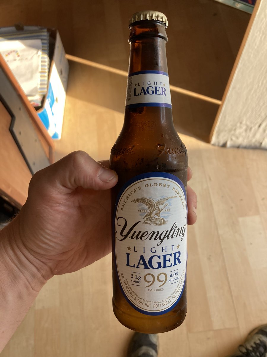 b_kundrick's tweet photo. @yuenglingbeer Damn, 24 pack came with a bottle already emptied as it wasnt wer and showed no signs of wetness before or after my purchase https://t.co/1ft9b1jhLs