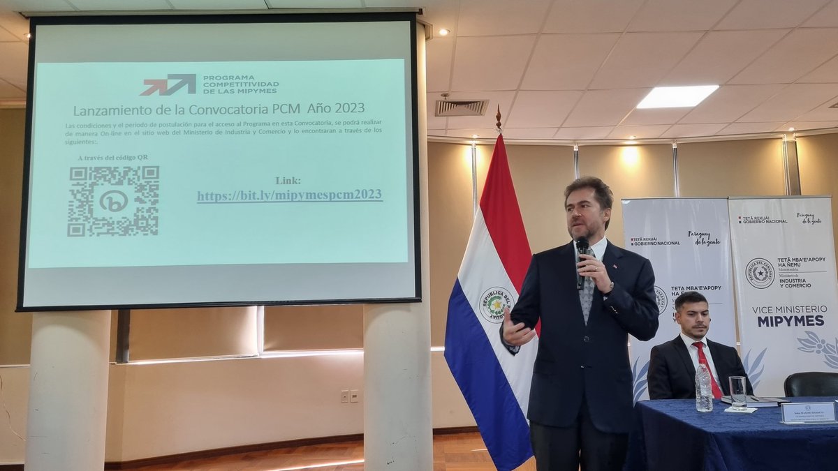 Desde hoy hasta el 30 de junio 2023 está abierto la postulación para que 18 #mipymes puedan hacer su Plan de Negocios, invertir en bienes de capital 50.00.000Gs 
+2 años de asesoría.