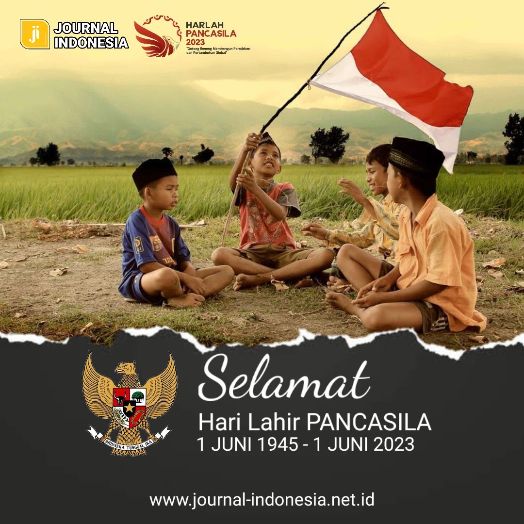 Selamat hari lahirnya Pancasila 1 Juni 1945 - 1 Juni 2023

#harlahpancasila
#journalindonesia