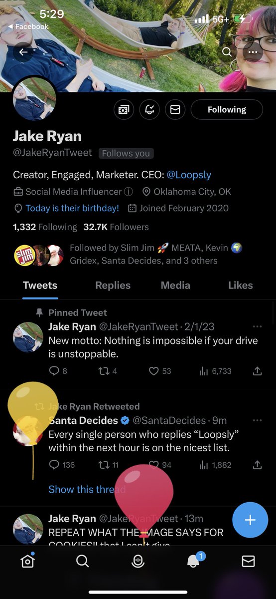 zordevio1215's tweet photo. YESSSS #Loopsly loopsly thank you @JakeRyanTweet @SantaDecides πππ https://t.co/rvyYOIJgQJ