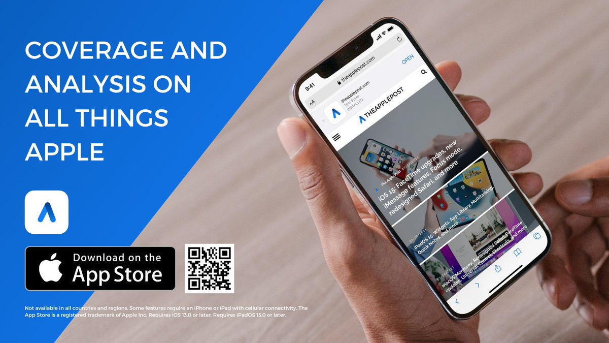 theapplepost's tweet photo. Read the latest coverage and analysis on all things Apple with The Apple Post app. Available on the App Store: https://t.co/KdCPgpktue https://t.co/IvgH8kXukp