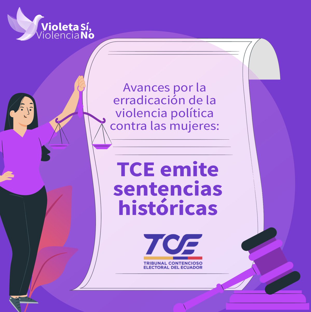 VioletaSiEC's tweet photo. #Noticia | El @TCE_Ecuador falla a favor de #VerónicaSaritama, ex vicealcaldesa de #Orellana; además, rechaza apelación de #RodasColoma agresor de @JessyJaramilloY ex candidata a la Alcaldía de Quito.
👍Te contamos detalles aquí 👉 https://t.co/BlkAHwdu5M https://t.co/sdUg026bM9