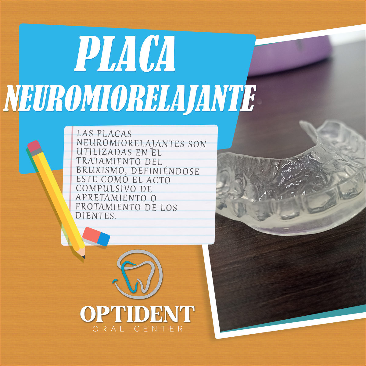 OptidentOralCen's tweet photo. El bruxismos es un trastorno que afecta tanto a niños como adultos, los cuales ocasionan dolor de cabeza, mandíbula o problemas dentales.
📲Agenda tu cita: 3022479705
#Odontología #optidentoralcenter #yumbo  #dolordental #bruxismo #bruxismodental #rechinardientes #desgastedental https://t.co/gjhKd8lgVv